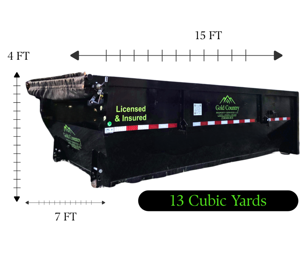 dumpster size